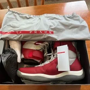 Prada | Shoes | Prada Mens Puta Aka High Tops | Poshmark display picture 1